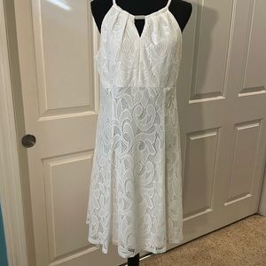 London Times white a-line dresses